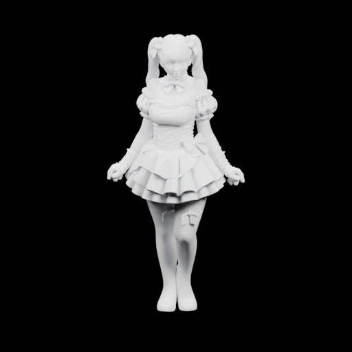 Фигурка в платье