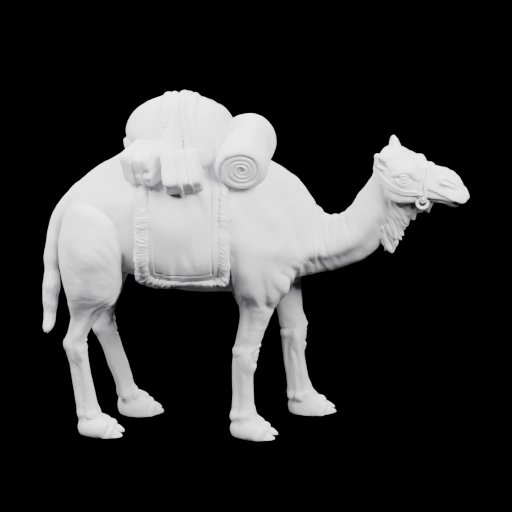 Верблюд с приборами