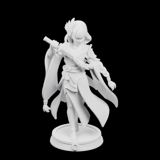 Фигурка воина с мечом