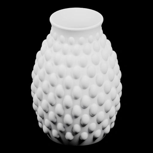 Ваза с выпуклыми элементами