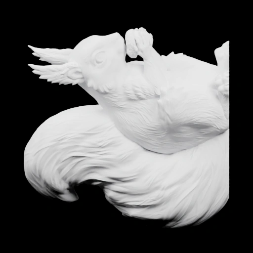 Фигурка хвостатого зверька