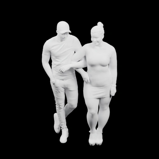 Фигурка в движении