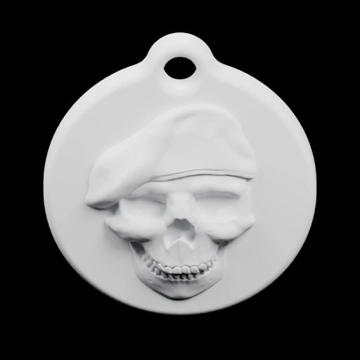 Значок с черепом