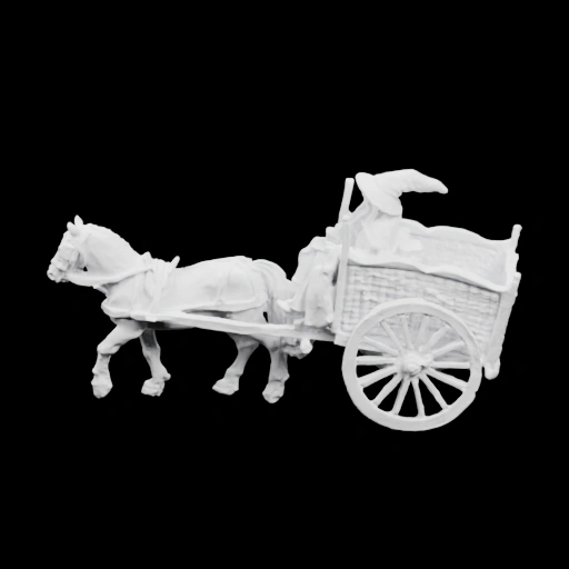 Повозка с лошадью