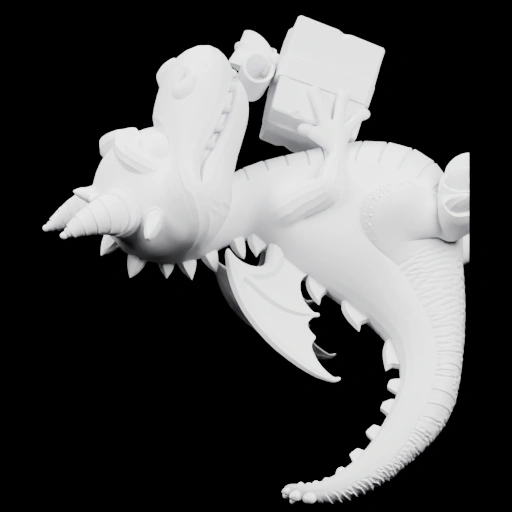 Дракон с подарком