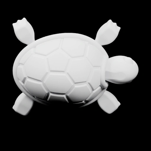 Черепаха с панцирем