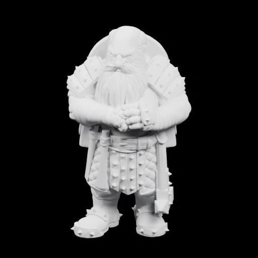 Фигурка воина в доспехах