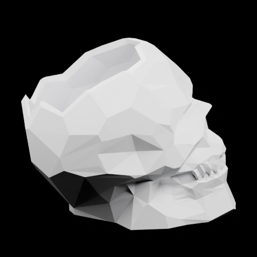 Череп с зубами