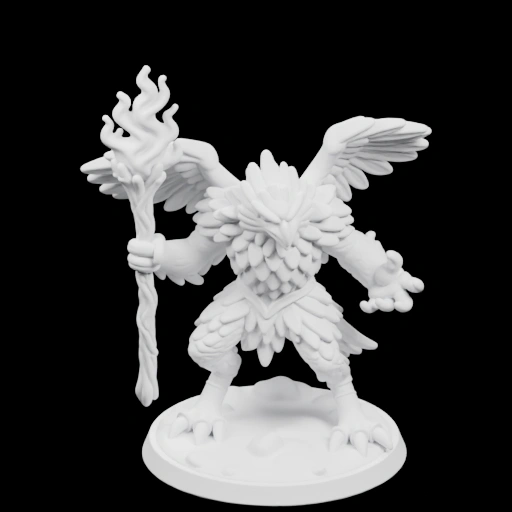 Фигурка воина с крыльями