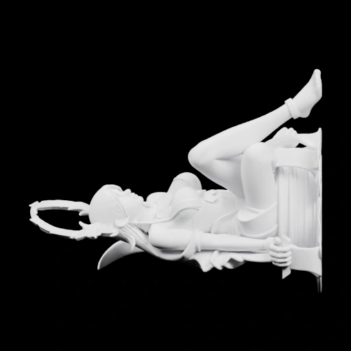 Фигурка сидящего существа