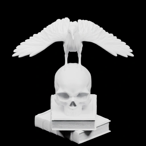 Фигурка с вороном