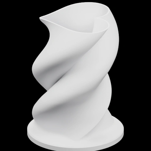 Свободно изогнутая ваза