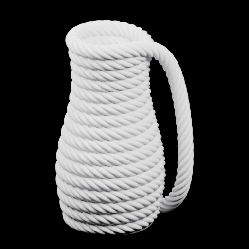 Ваза из веревки