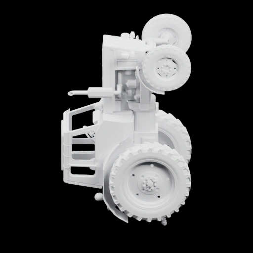 Трактор с креплением