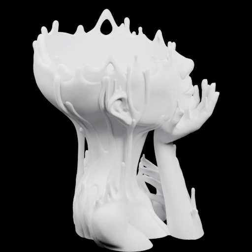 Фигурка с размытыми формами