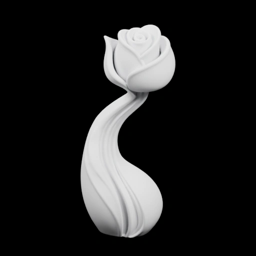 Роза с изогнутым стеблем