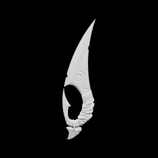 Клинок с резьбой