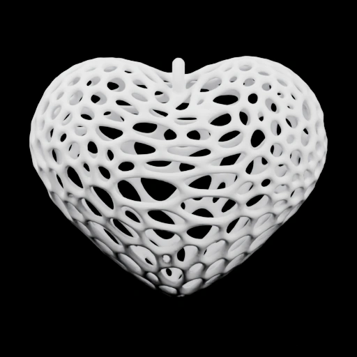 Сердце с сетчатой структурой