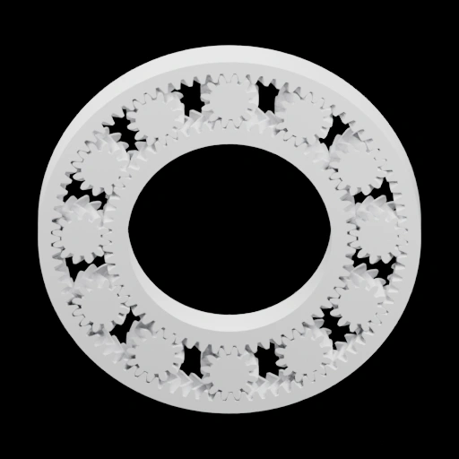 Кольцевая деталь с зубьями