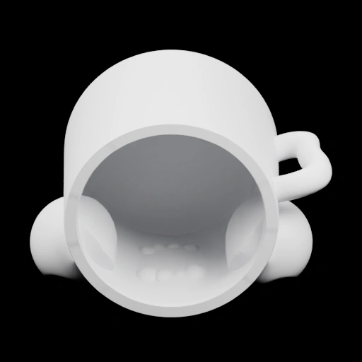 Чашка с ручкой