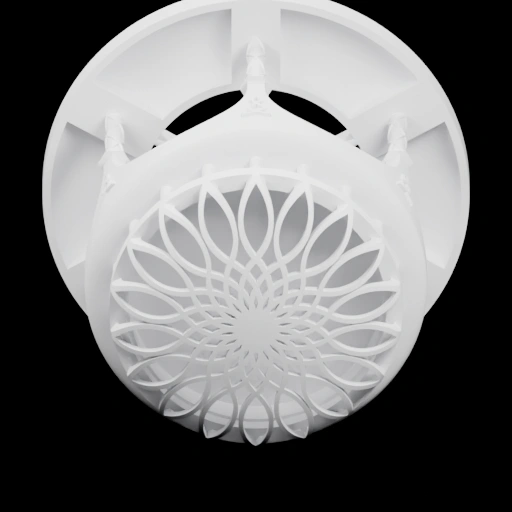 Декоративная сфера с узорами