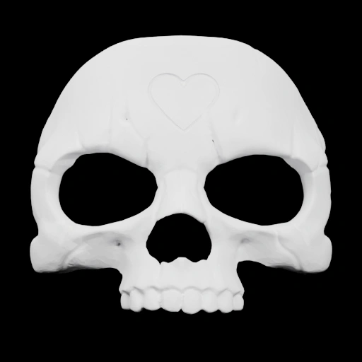 Череп в виде маски