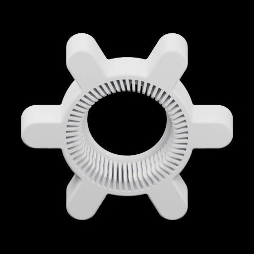 Круглое крепление с зубьями