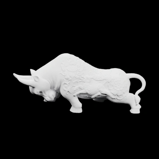 Фигурка быка с крыльями