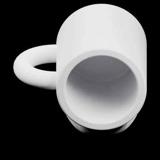 Чашка с ручкой