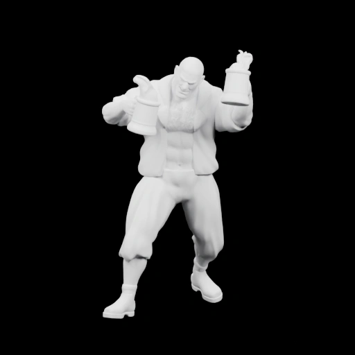 Фигурка в движении