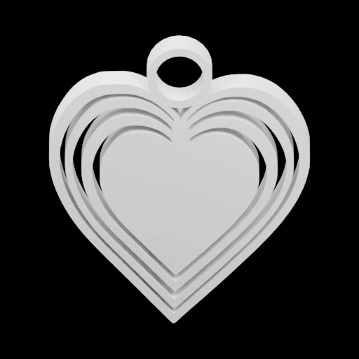 Подвеска в форме сердца