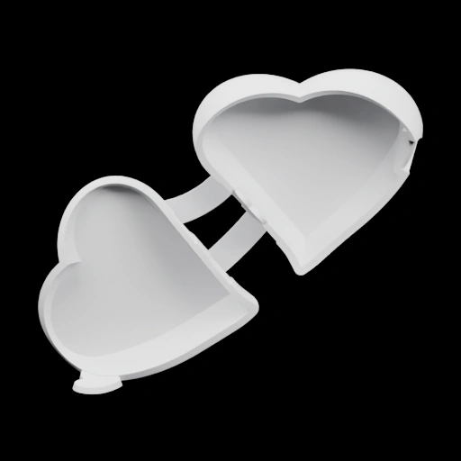 Сердечный декоративный элемент