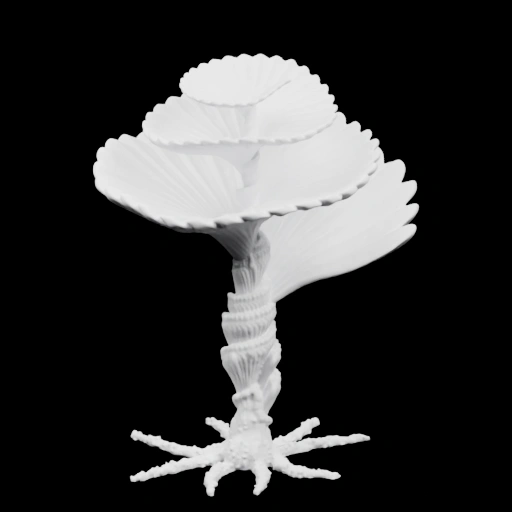 Гриб с витой ножкой