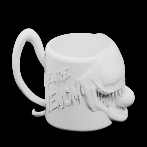 Кружка с изображением монстра