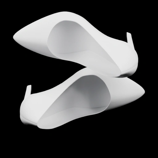 Форма обуви на каблуке