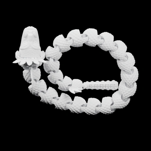 Декоративная фигурка змеи