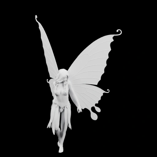 Фигурка феи с крыльями