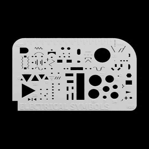 Шаблон электрических символов