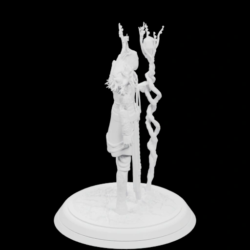 Статуэтка с троном