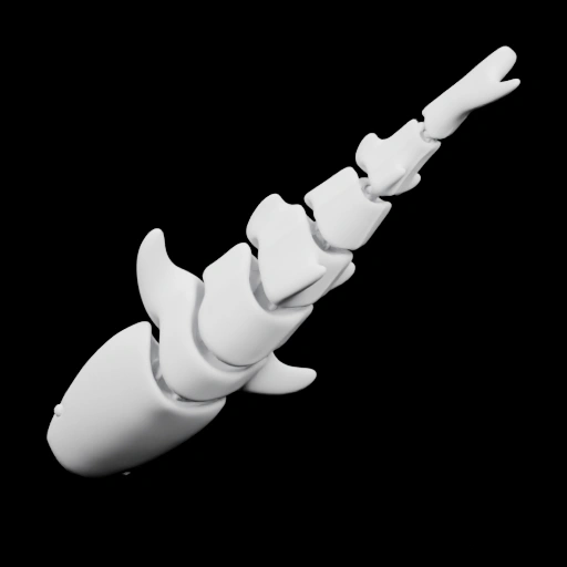 Хвостовая часть акулы