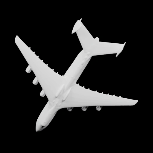 Самолёт с двумя двигателями