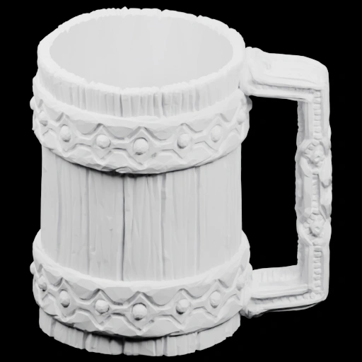 Кружка с ручкой