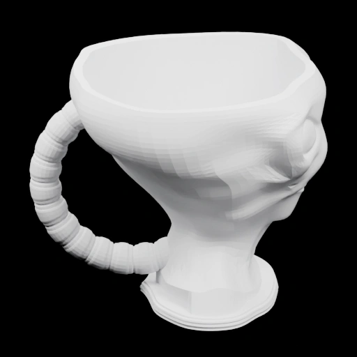 Чашка с ручкой