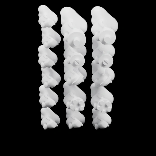 Фигурка с витой структурой