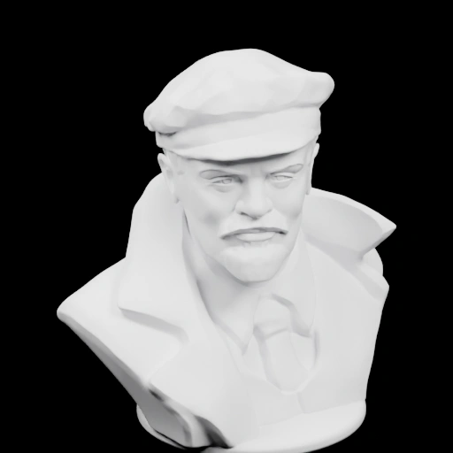 Бюст мужчины в форме