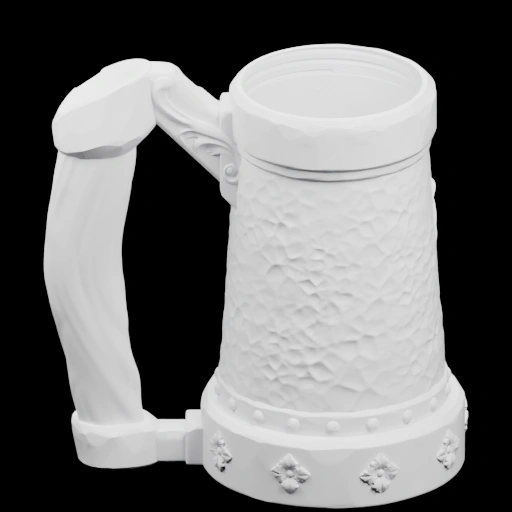 Кружка с ручкой