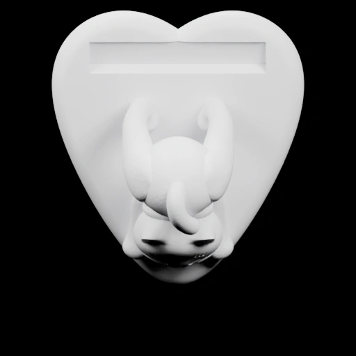 Фигурка кота в сердце