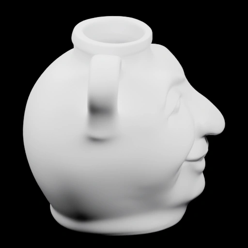 Кувшин с лицом