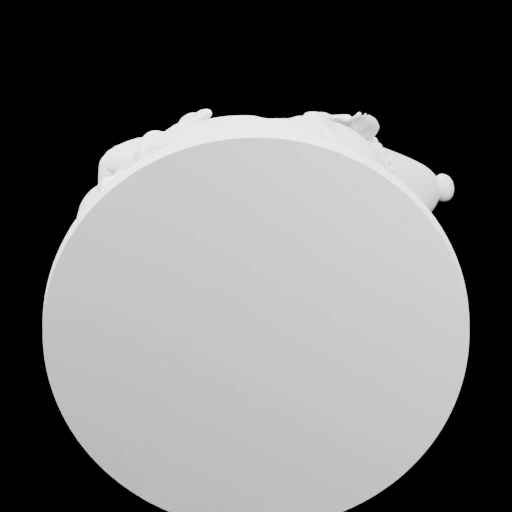 Круглая форма с краем