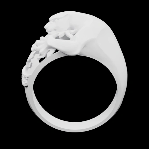 Кольцо с фигуркой